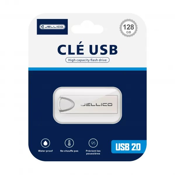 Cl� USB JELLICO V07 128go (Boite/ Blister)
