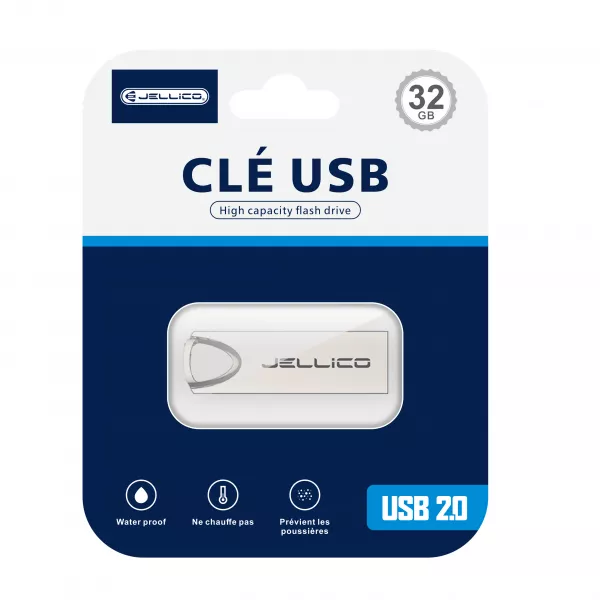 Cl� USB JELLICO V07 32go (Boite/ Blister)