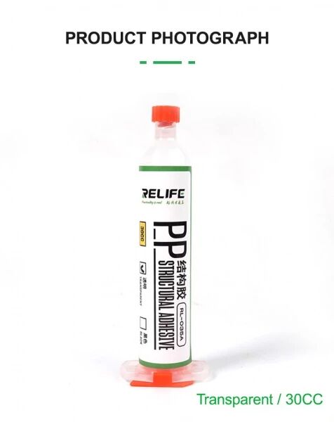 Colle structurelle PP transparente RELIFE RL-035A / 30CC