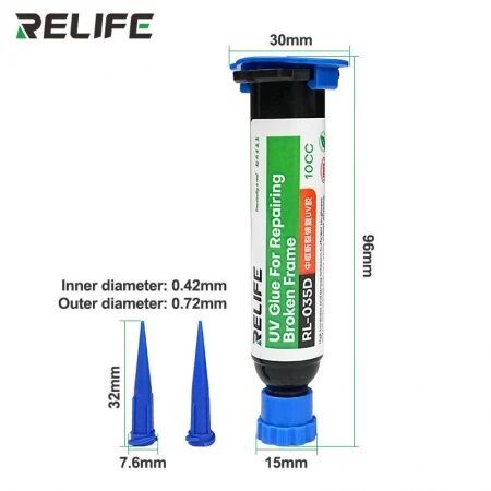 Colle UV pour réparation de chassis RELIFE RL-035D
