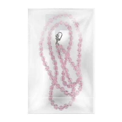 COLORFUL Phone lanyard, Phone pendant / cord length 120cm (60cm in the loop) / on neck - lite pink