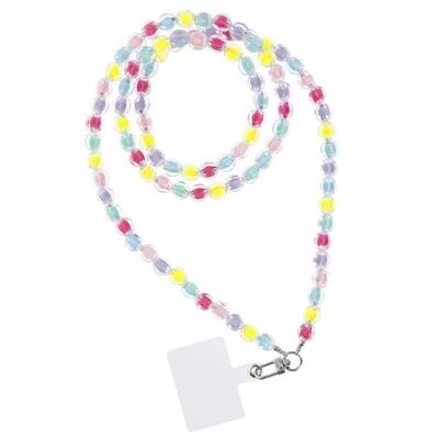 COLORFUL Phone lanyard, Phone pendant / cord length 120cm (60cm in the loop) / on neck - multicolor