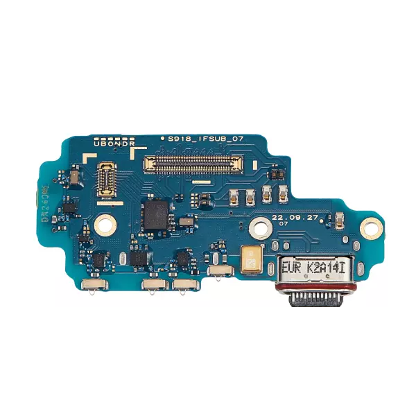 Connecteur de charge et lecteur sim pour SAMSUNG S918 Galaxy S23 Ultra ORIGINAL RECONDITIONN�