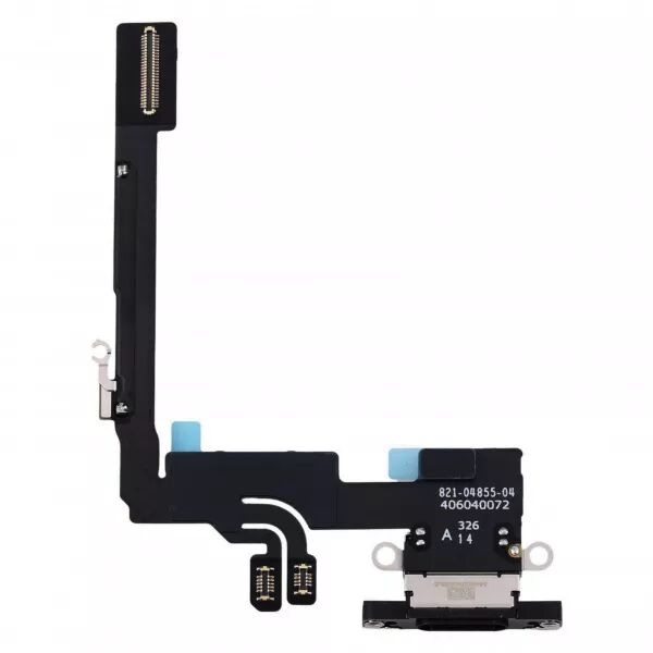Connecteur de charge iPhone 16 Pro Max titane noir