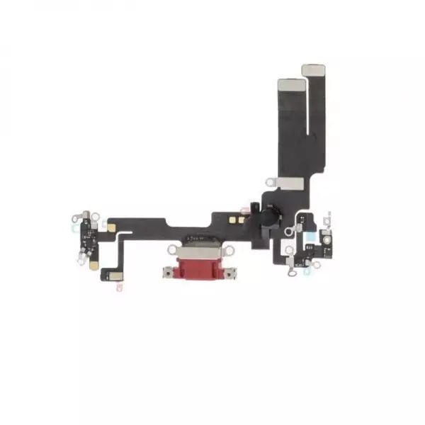 Connecteur de charge pour iPhone 14 Plus rouge