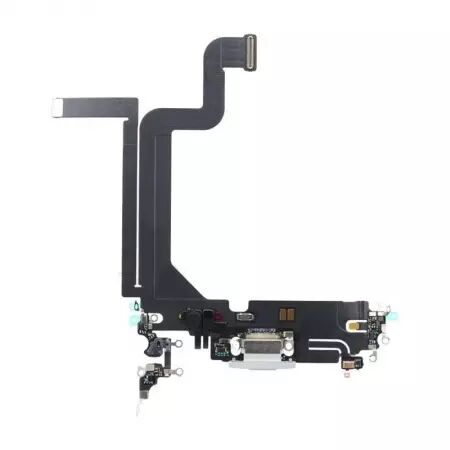 Connecteur de charge pour iPhone 14 Pro Max Argent