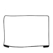 Contour d\'�cran caoutchouc pour MACBOOK PRO 13 A1502 RETINA (ann�e 2015)