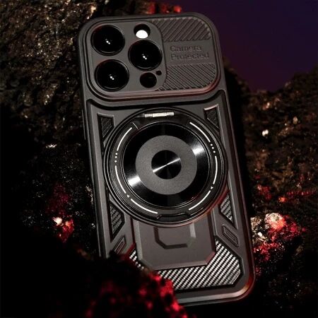 Coque ARMOR RING 360&deg; MAG iPhone 17 Pro Noir