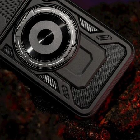 Coque ARMOR RING 360&deg; MAG Samsung Galaxy A55 5G (A556) Noir