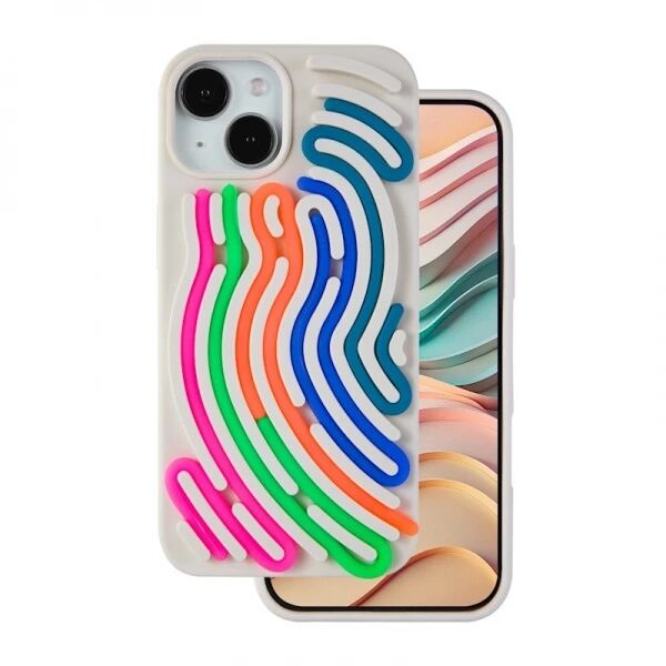 Coque ARTLINE 3D iPhone 13 Beige