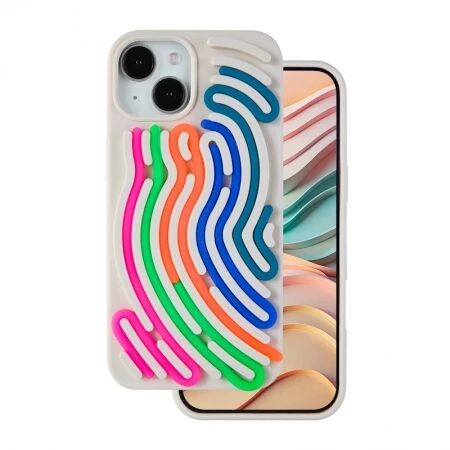 Coque ARTLINE 3D iPhone 14 Beige