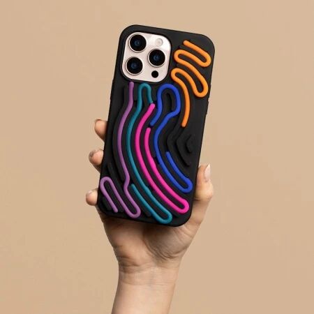 Coque ARTLINE 3D iPhone 14 Noir