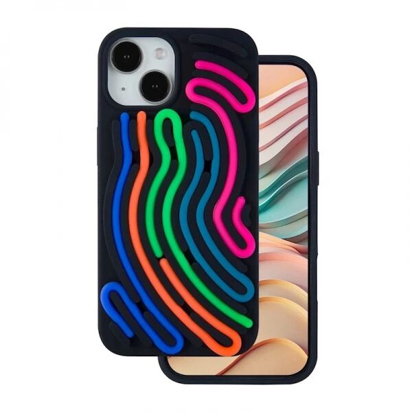 Coque ARTLINE 3D iPhone 15 Noir