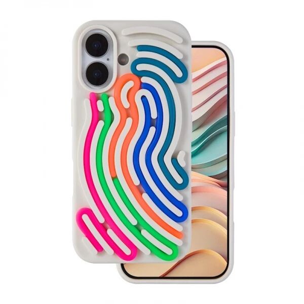 Coque ARTLINE 3D iPhone 16 Beige