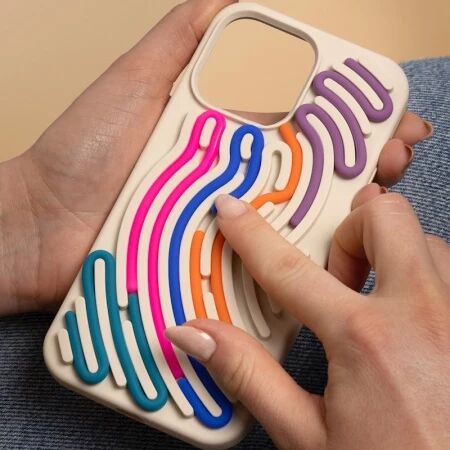 Coque ARTLINE 3D iPhone 16 Pro Beige