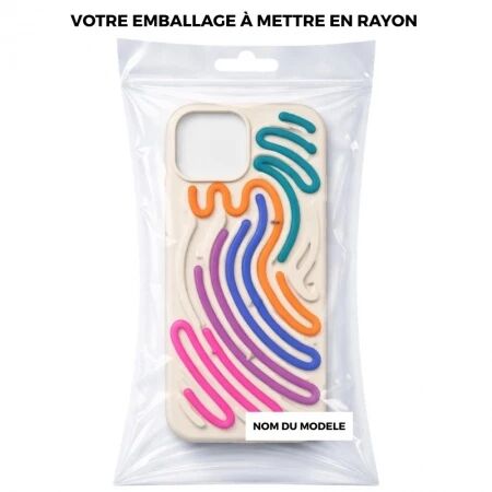 Coque ARTLINE 3D iPhone 17 Pro Max Beige