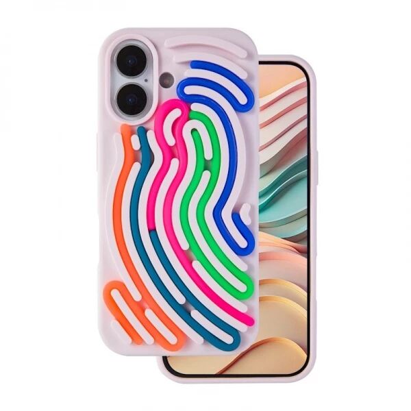 Coque ARTLINE 3D iPhone 17 Rose