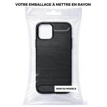 Coque CARBON SHOCK Honor Magic 6 Lite noir