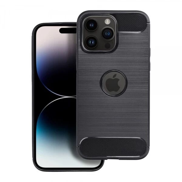 Coque CARBON SHOCK iPhone 14 Plus noir