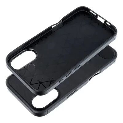 Coque CARBON SHOCK iPhone 16 Noir
