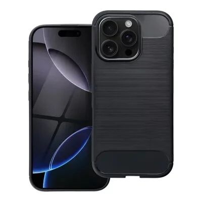 Coque CARBON SHOCK iPhone 16 Pro Noir