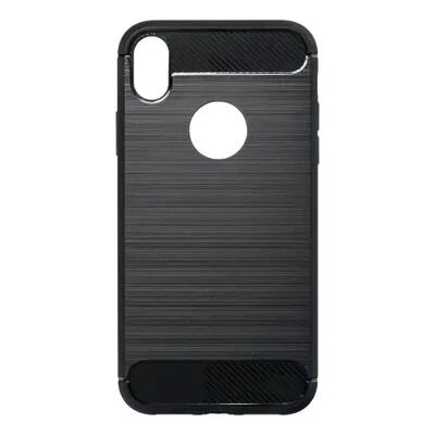 Coque CARBON SHOCK iPhone XR Noir