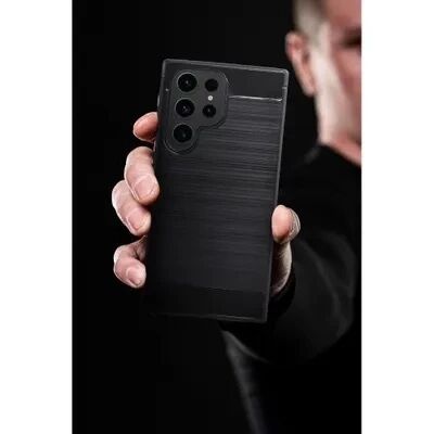 Coque CARBON SHOCK Samsung Galaxy S23 (S911) Noir