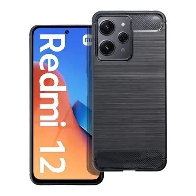 Coque CARBON SHOCK Xiaomi Redmi 12 4G-5G noir