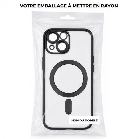 Coque CHROME EDGE MAG iPhone 16 Pro Noir