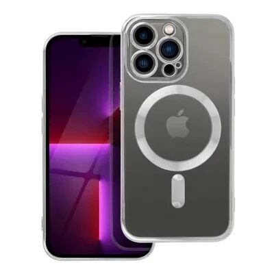 Coque CRYSTAL EDGE MAG iPhone 13 Pro Argent