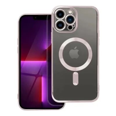 Coque CRYSTAL EDGE MAG iPhone 13 Pro Max Rose-Or