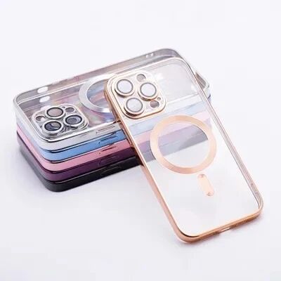 Coque CRYSTAL EDGE MAG iPhone 14 Pro Max Or