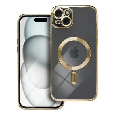 Coque CRYSTAL EDGE MAG iPhone 15 Plus Or