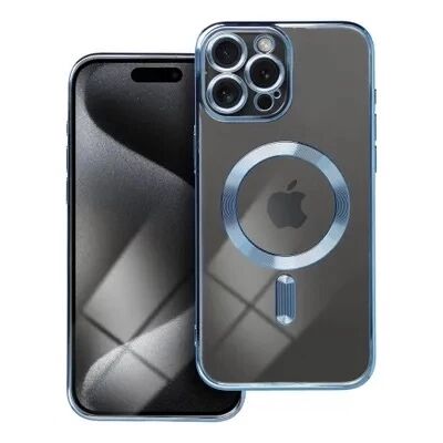 Coque CRYSTAL EDGE MAG iPhone 15 Pro Max Bleu