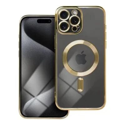Coque CRYSTAL EDGE MAG iPhone 15 Pro Max Or