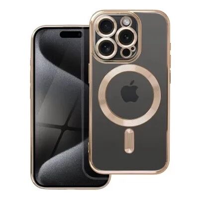 Coque CRYSTAL EDGE MAG iPhone 15 Pro Or