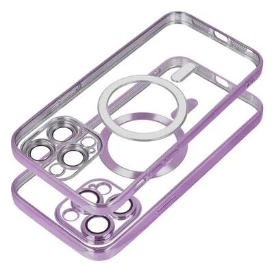Coque CRYSTAL EDGE MAG iPhone 15 Violet