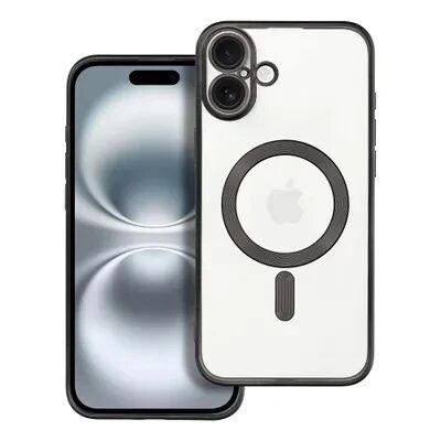 Coque CRYSTAL EDGE MAG iPhone 16 Plus Noir