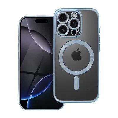Coque CRYSTAL EDGE MAG iPhone 16 Pro Max Bleu