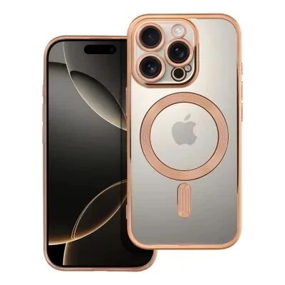 Coque CRYSTAL EDGE MAG iPhone 16 Pro Or