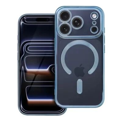 Coque CRYSTAL EDGE MAG iPhone 17 Pro Bleu