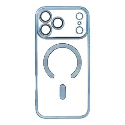 Coque CRYSTAL EDGE MAG iPhone 17 Pro Max Bleu