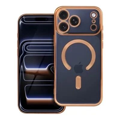 Coque CRYSTAL EDGE MAG iPhone 17 Pro Max Or