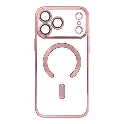 Coque CRYSTAL EDGE MAG iPhone 17 Pro Max Rose-Or