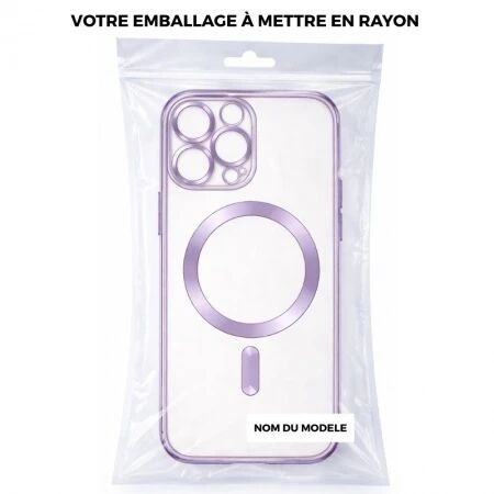 Coque CRYSTAL EDGE MAG iPhone 17 Pro Violet