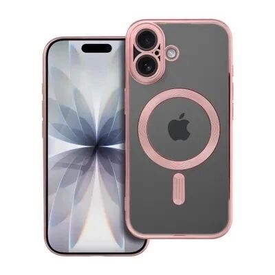 Coque CRYSTAL EDGE MAG iPhone 17 Rose-Or