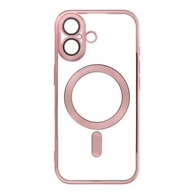 Coque CRYSTAL EDGE MAG iPhone 17 Rose-Or