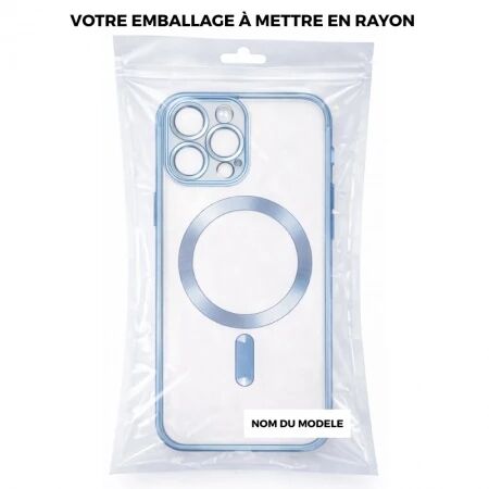 Coque CRYSTAL EDGE MAG Samsung Galaxy A16 4G (A165) - A16 5G (A166) bleu