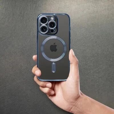 Coque CRYSTAL EDGE MAG Samsung Galaxy A57 5G (A576) Bleu