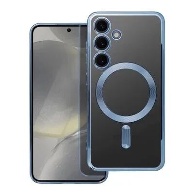 Coque CRYSTAL EDGE MAG Samsung Galaxy S24 5G (S921) bleu